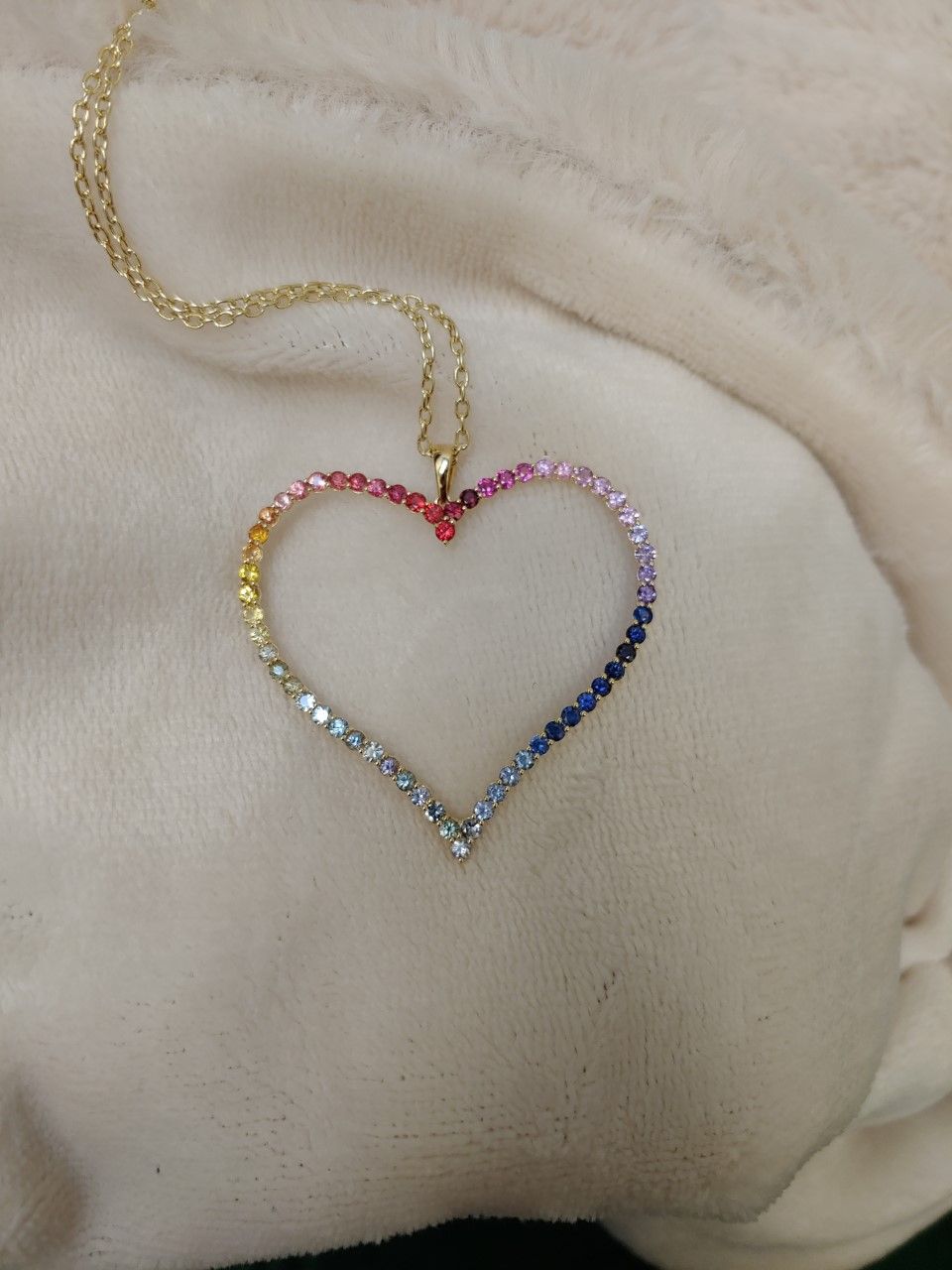 Multi-Colored Sapphire Necklace – Hartman Jewelers – Engagement Rings ...
